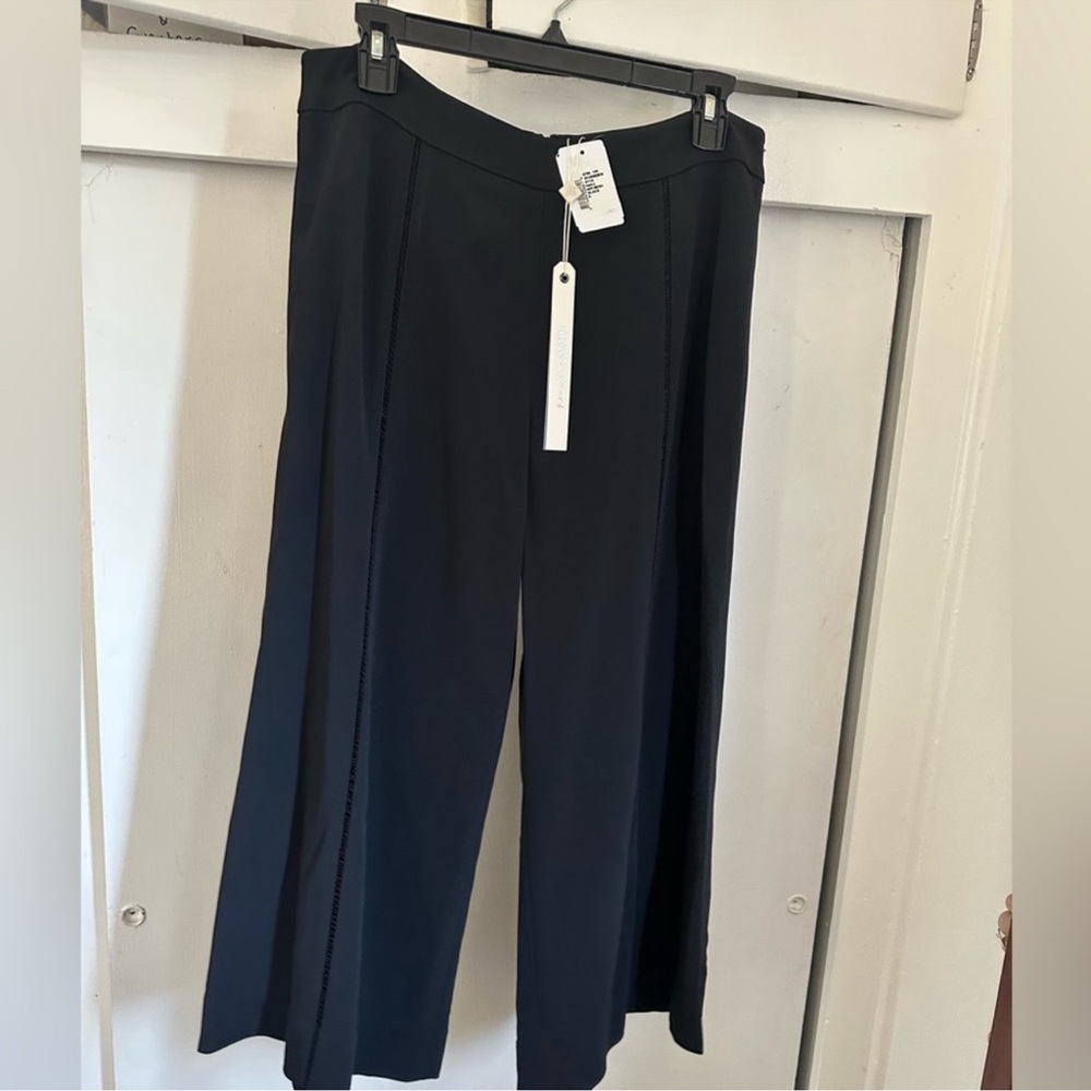 Jonathan simkhai latice lace insert cropped cullote pant